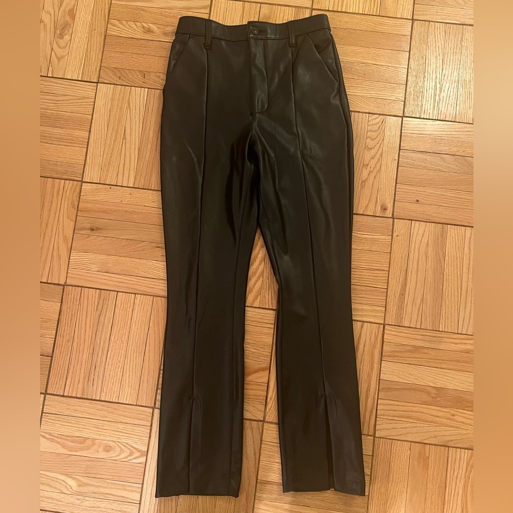 Abercrombie Ultra High Rise Leather Pants